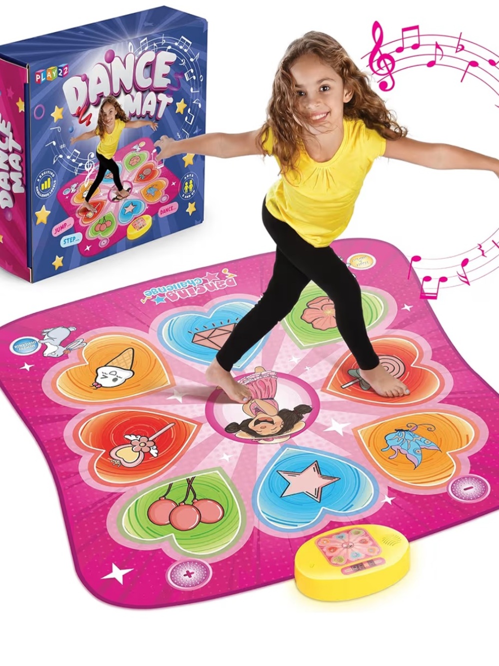 Kids Dance Mat Electronic Play Mat - Pink